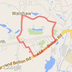 Elton Loop route map