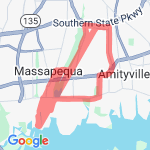 Lakeshore Around Mall route map