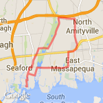 Lakeshore Around Mall route map