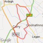 Ardagh 15k Run route map