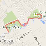 Collins Park 4mi. route map