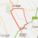 Ardagh 11k route map