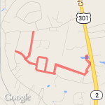 4 miles HHS 10KTT route map