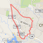 2/9 6 miler route map