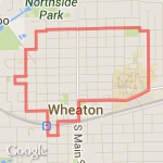 4 mile wheaton route map