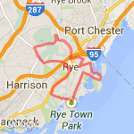 10.7 Mile, Hilly Loop route map