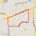 Oakhurst Run route map