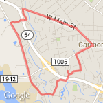 4 miler 2/16  route map