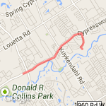 Home to TC Jester route map