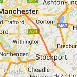 work - home route map