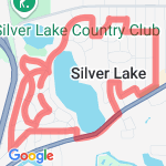 Silver Lake 6 miler route map