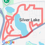Silver Lake 6 miler route map