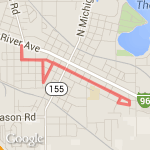 South East Run route map