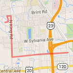 out and back holland sylvania route map