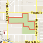 sho oaks park route map