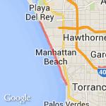 Dockweiler Beach route map