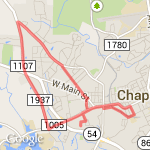 2/25 8 miler route map