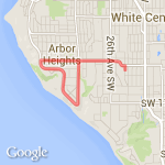 107th to logans house route map