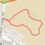 Goucher Hill Loop route map