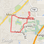 5 mile loop route map