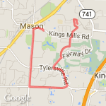 5 mile run route map