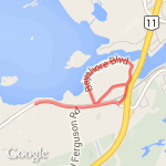 Huntsville 8km route map