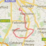 Work home 6 miles route map