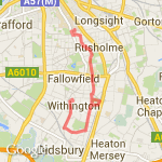 Home to work 5 miles route map