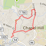 3/8 6 miler route map