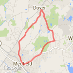 Medfield / Dover  route map