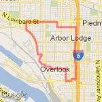 NorthWest Loop from Montana route map