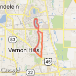 6 mile route map