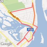 June 21, 2011 route map