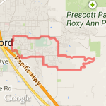 Barnett-Foothills route map