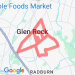 7 miler using Ackerman and Ridge route map