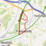 5k broadway route map