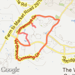 8 mile run route map