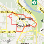 WestHills1 route map