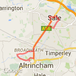 Sale from Alty and back  route map