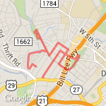 FMW5k 2014 route map