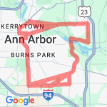 Half Marathon route map