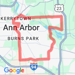 Half Marathon route map