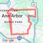 Half Marathon route map