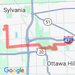 work to home route map