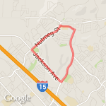 4.21 miler route map