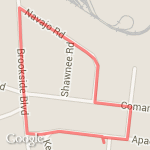 Home - Around Navajo route map