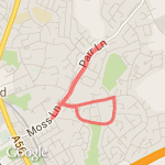 Alan Quine, up to Kids G and back down by Elizabathen route map