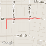 To hesperia jr high route map