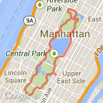 Surrey, Central Park route map