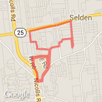 SCCC two loops 8.25 km route map